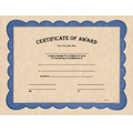 Certificate of Award - Parchtone 8-1/2" x 11"